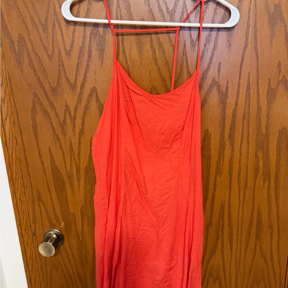 H&M Red Slip Dress